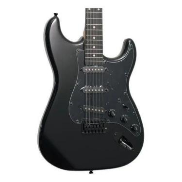 Imagem de Guitarra elétrica tagima tg 500 - stratocaster - bk - escala escura