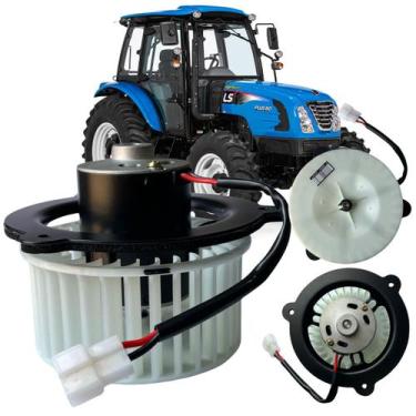 Imagem de Ventilador Ar Condicionado Máq Trator Ls Plus 80 90 100 12v - LETÍCIA 