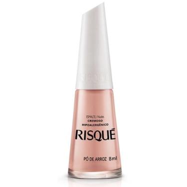 Imagem de Esmalte Cremoso Risqué Pó De Arroz 8ml - RISQUE