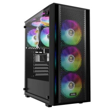 Imagem de Gabinete Gamdias Aura Gc2 Elite Argb Atx Mid Tower Usb 3.0 Lateral De 