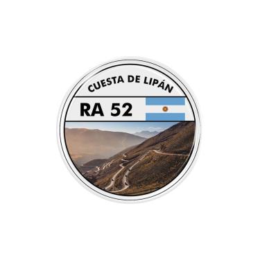 Imagem de Adesivo Resinado Cuesta de Lipan RA 52 Alto Relevo 3D Decorativo em PVC Preto Argentina