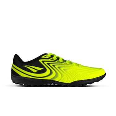 Imagem de Chuteira Penalty Bravo Y-4 Society Futebol, Amarelo, 41