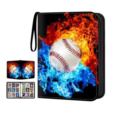 Imagem de Capa para cartas de beisebol TsuiWah, 900 cartas, 9 bolsos