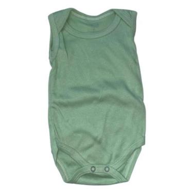 Imagem de Body Infantil Regata 100% Algodão Suedine Liso Cores Diversa - Alyath,