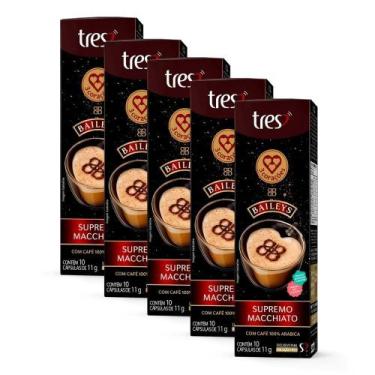 Imagem de 50 Cápsulas Três Corações, Baileys Supremo Macchiato, Baileys Supremo 