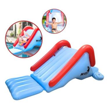 Imagem de Boia inflável escorregador gigante flutuante 252x126x96cm iwegi - Infl