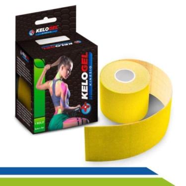 Imagem de Kinesio Tape Fita Bandagem Elástica Funcional Sport Adesiva 5cmx5m Pós