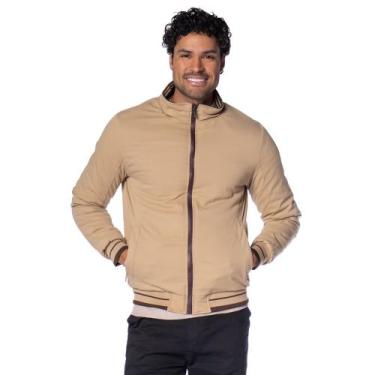 Imagem de Jaqueta Masculina Dixie Bomber Reversível Bege/Marrom, Bege, Marrom, M