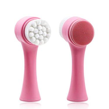 Imagem de Faxiang Escova Facial de Silicone Dupla Face, Fibra Macia e Suave, Limpeza Profunda dos Poros, Melhora Circulação Sanguínea