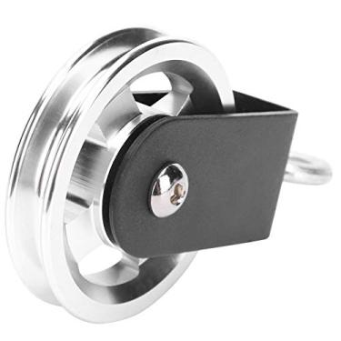 Imagem de Polia de equipamento de exercício de tríceps, ferro, polia de suporte de equipamento de ginástica, fitness doméstico para trabalho ao ar livre de madeira de parede