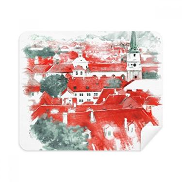 Imagem de Pano de limpeza de tela de pintura de construção Rússia Red Roof 2 peças tecido de camurça
