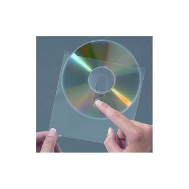 Imagem de Bolsas Auto Adesivas para Cd com Furo - 127x127mm