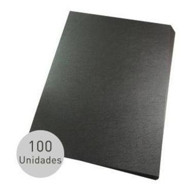 Imagem de Capas Para Encadernação Colorida Tamanho A4 0,30 Pp Couro