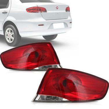 Imagem de Par Lanterna Traseira Fiat Siena 2009 2010 2011 2012 2013