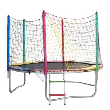 Imagem de Cama Elástica ChicoPlay de 2,44 m Lona Preta Importada sem Emenda