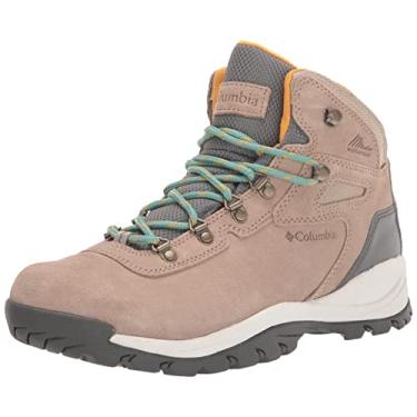 Imagem de Columbia Newton Ridge Plus feminino descontinuado impermeável Amped, Bronzeado Oxford, verde empoeirado, 36