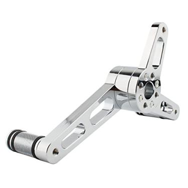 Imagem de FINMOKAL Alavanca de câmbio de calcanhar com pino cromado ajuste Harley Sportster XL883 XL1200 2004-2018