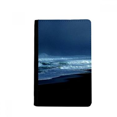 Imagem de Ocean Sky Water Beach Science Nature Picture Passport Holder Notecase Burse Wallet Cover Card Purse, Multicolor