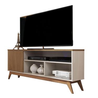 Imagem de Rack Malbec para TV até 55" Off White Freijó
