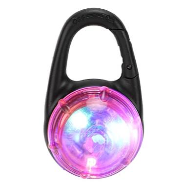Imagem de Pssopp LED Pet Pendant Waterproof Dog Collar Clip Light 3 Blinking Modes Safety for Outdoor Activity[Pink] Necklaces