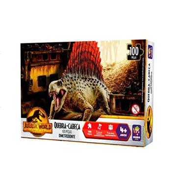 Imagem de QUEBRA CABEÇA 100 PÇ - DIMETRODON - JURASSIC WORLD- MIMO BRINQUEDOS
