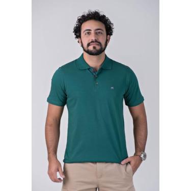Imagem de Camisa Polo Verde Bandeira 100% Algodão - Griffo