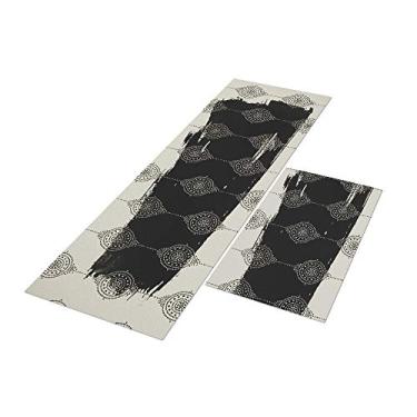 Imagem de Tapete Passadeira de Cozinha Vits 120x40 + Capacho 60x40