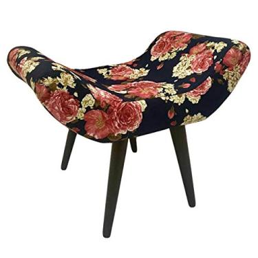 Imagem de Puff Decorativo Elegance Marinho Imperial Impermeável