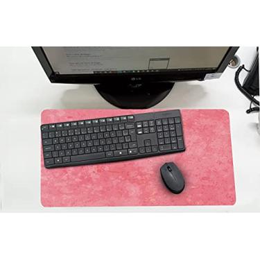 Imagem de Mouse Pad/Desk Pad Grande 30x70cm- Linha Office Rosa Manchado