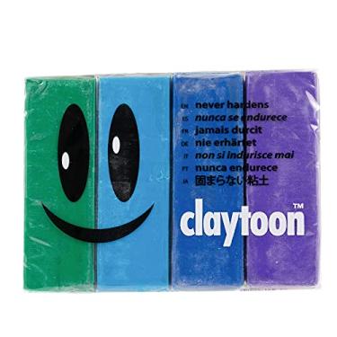 Imagem de Van Aken Claytoon Modeling Clay – 1 lb (Four 4-oz Bars) – Use for Claymation, Models, and Stop Motion (Cool)