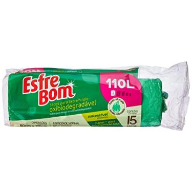 Imagem de EsfreBom - Saco para Lixo Biodegradável de 110 Litros, Rolo com 15 Sacos, Bettanin