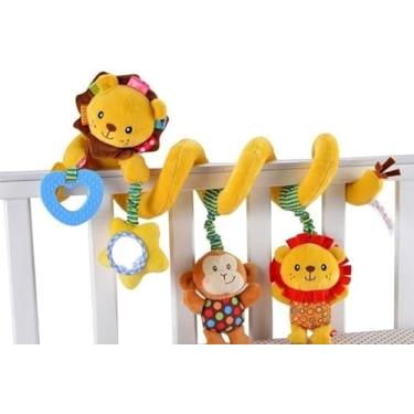 Imagem de Móbile Musical Leao Bebe Espiral Chocalho Carrinho Interativo