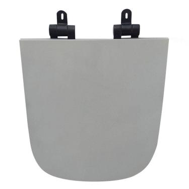Imagem de Assento Sanitário Poliéster para Louça Quadra/unic/axis deca Slow Close Cinza Fosco