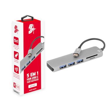 Imagem de 5+ HUB USB C - P/ 3 USB 3.0 + LEITOR SD/TF 5+, Acessórios para Computador
