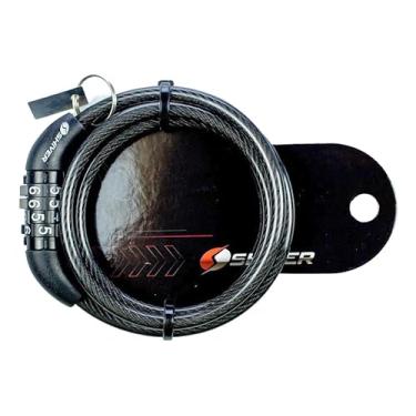 Imagem de Cadeado Bike SHIVER Bicicleta Aço Trava Segurança Com Segredo