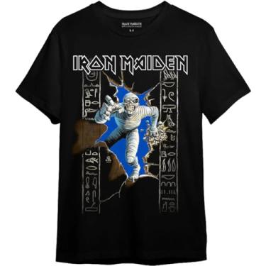 Imagem de Camiseta Iron Maiden Powerslave 1 (BR, Alfa, PP, Regular, Preto)