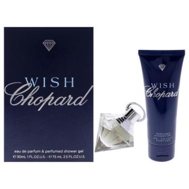 Imagem de Perfume Chopard Wish Eau De Parfum 30ml Para Mulheres, Conjunto De 2 P