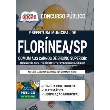 Imagem de Apostila Prefeitura Florínea Sp - Cargos De Ensino Superior - Apostila