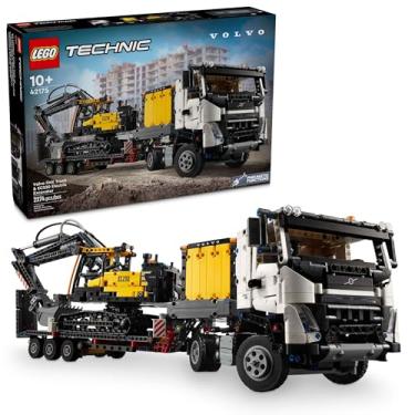 Imagem de LEGO Technic Caminhão FMX e Escavadeira Elétrica EC230 da Volvo 42175