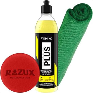 Imagem de Kit Cera Carnauba Plus Vonixx 500ml Cera Liquida Automotiva