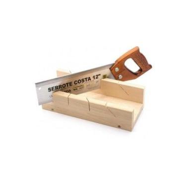 Imagem de Gabarito Caixa Meia Esquadria Ramada + Serrote Costa 12 Pol