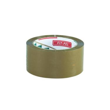 Imagem de Fita Adesiva Larga 48Mm X 100M Rolo Marrom - Fitp