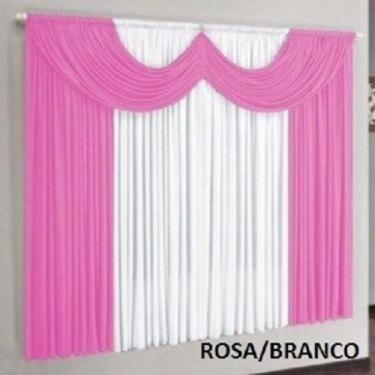 Imagem de Cortina Paris Quarto Sala Varão Simples Medida 2,00m x 1,70m - Elohim_