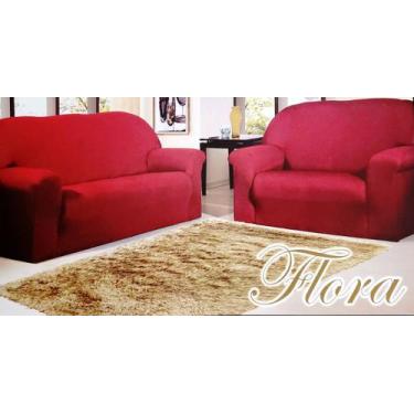 Imagem de KIt Capas Protetoras de Sofá 2 e 3 Lugares Extra Grande Julia - coop j
