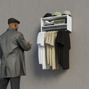 Imagem de Prateleira Nicho Organizador de Ambiente Com Toque Moderno em Metal - 