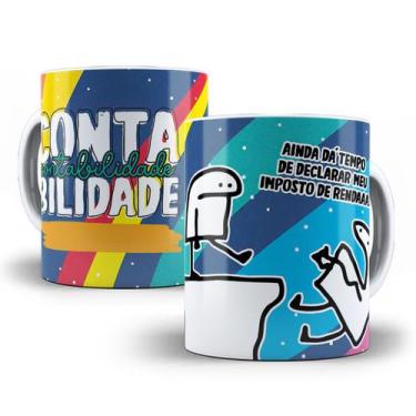Imagem de Caneca Flork Bento Profissões Contabilidade Personalizada - Tio da Can