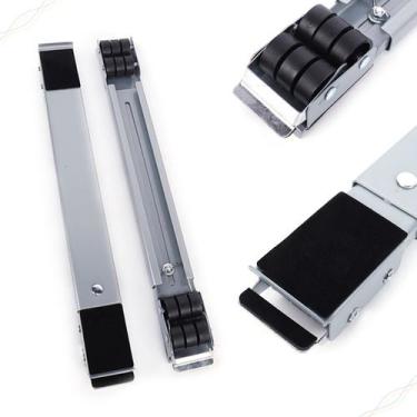 Imagem de Base Suporte Rodinhas Geladeira Máquina De Lavar Lava-louças - Amana S