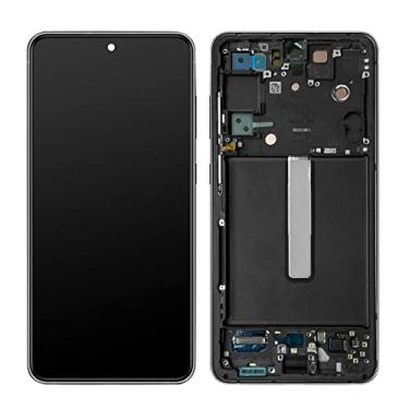 Imagem de Ygpmoiki Para Samsung Galaxy S21 FE 5G SM-G990U G990W G990U1 Display LCD SM-G990U1 G990V G990A G990B 16.3 cm LCD Touch Screen Display Digitalizador Montagem com Moldura Preta