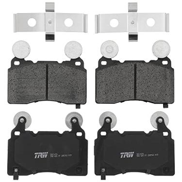 Imagem de TRW Conjunto de pastilhas de freio de disco Pro TRC1474 para Chevrolet Camaro 2010-2019, frontal e outras aplicações