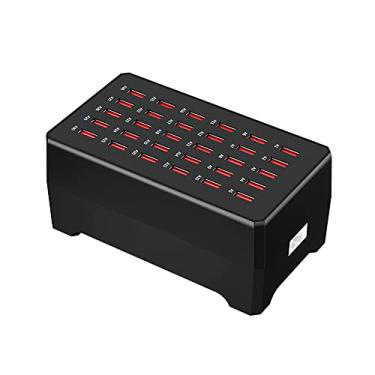 Imagem de Esta??o de carregamento USB de 150 W Carregador de plugue USB Carregador de mesa de 30 portas Compatível com sistema IOS e Android e iPhone/Huawei//Samsung/OPPO/VIVO/488(Conecte UE)